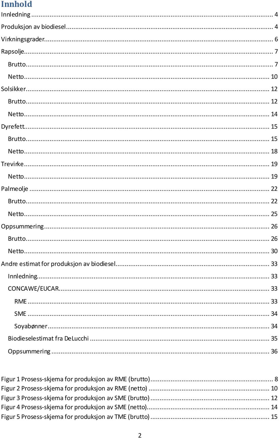 .. 33 RME... 33 SME... 34 Soyabønner... 34 Biodieselestimat fra DeLucchi... 35 Oppsummering... 36 Figur 1 Prosess-skjema for produksjon av RME (brutto).