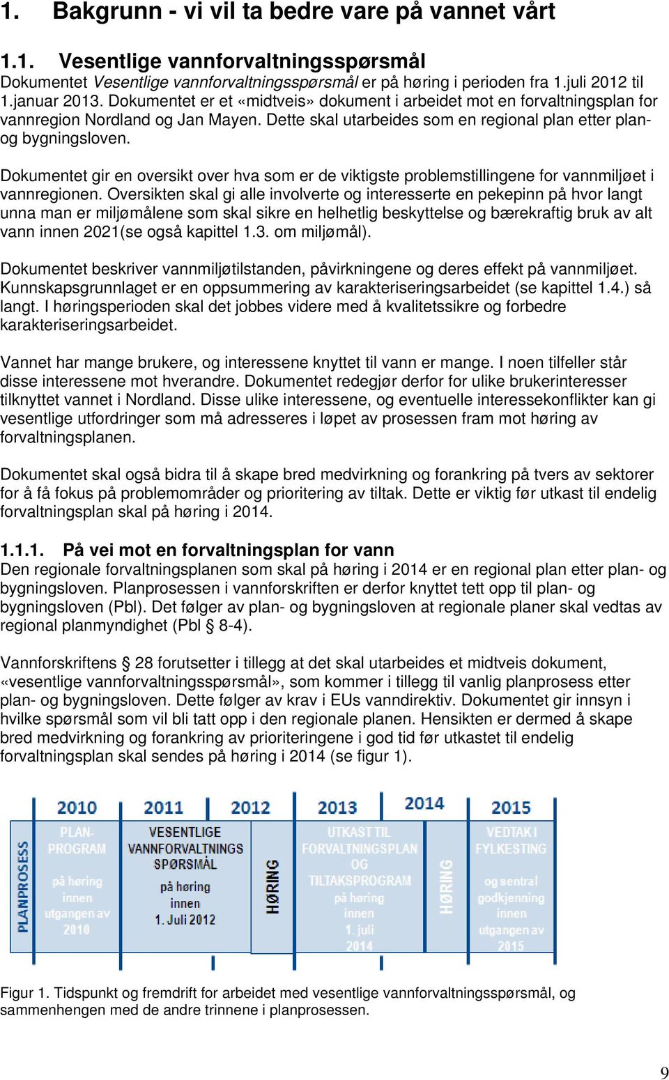 Dokumentet gir en oversikt over hva som er de viktigste problemstillingene for vannmiljøet i vannregionen.