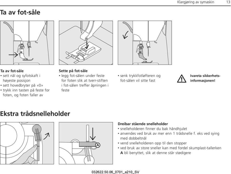 fast Ivareta sikkerhetsinformasjonen!