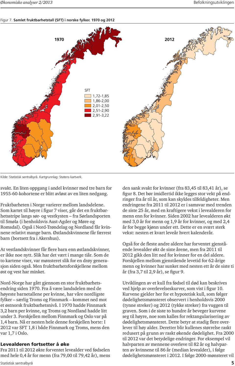 Som kartet til høyre i figur 7 viser, går det en fruktbarhetsstripe langs sør- og vestkysten fra Sørlandsporten til Smøla (i henholdsvis Aust-Agder og Møre og Romsdal).