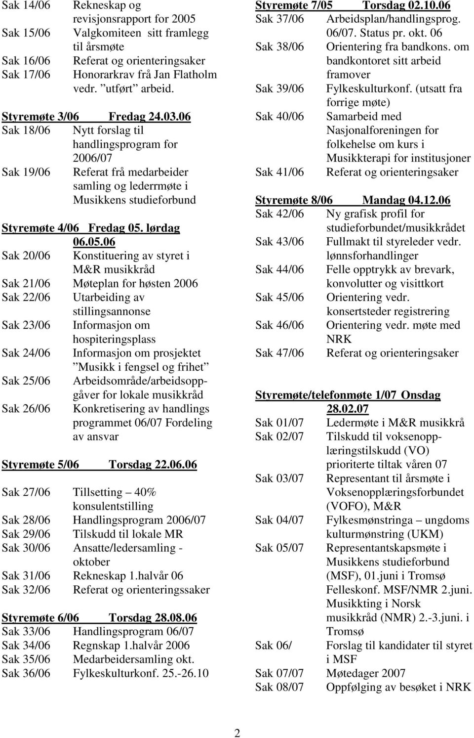 lørdag 06.05.