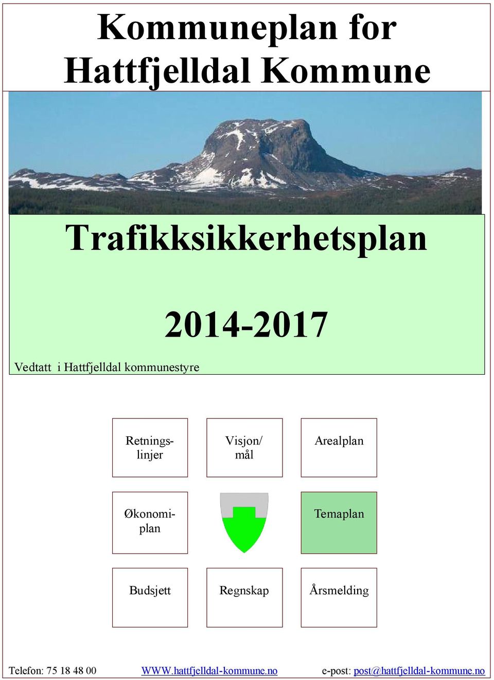 Retningslinjer Økonomiplan Temaplan Budsjett Regnskap Årsmelding