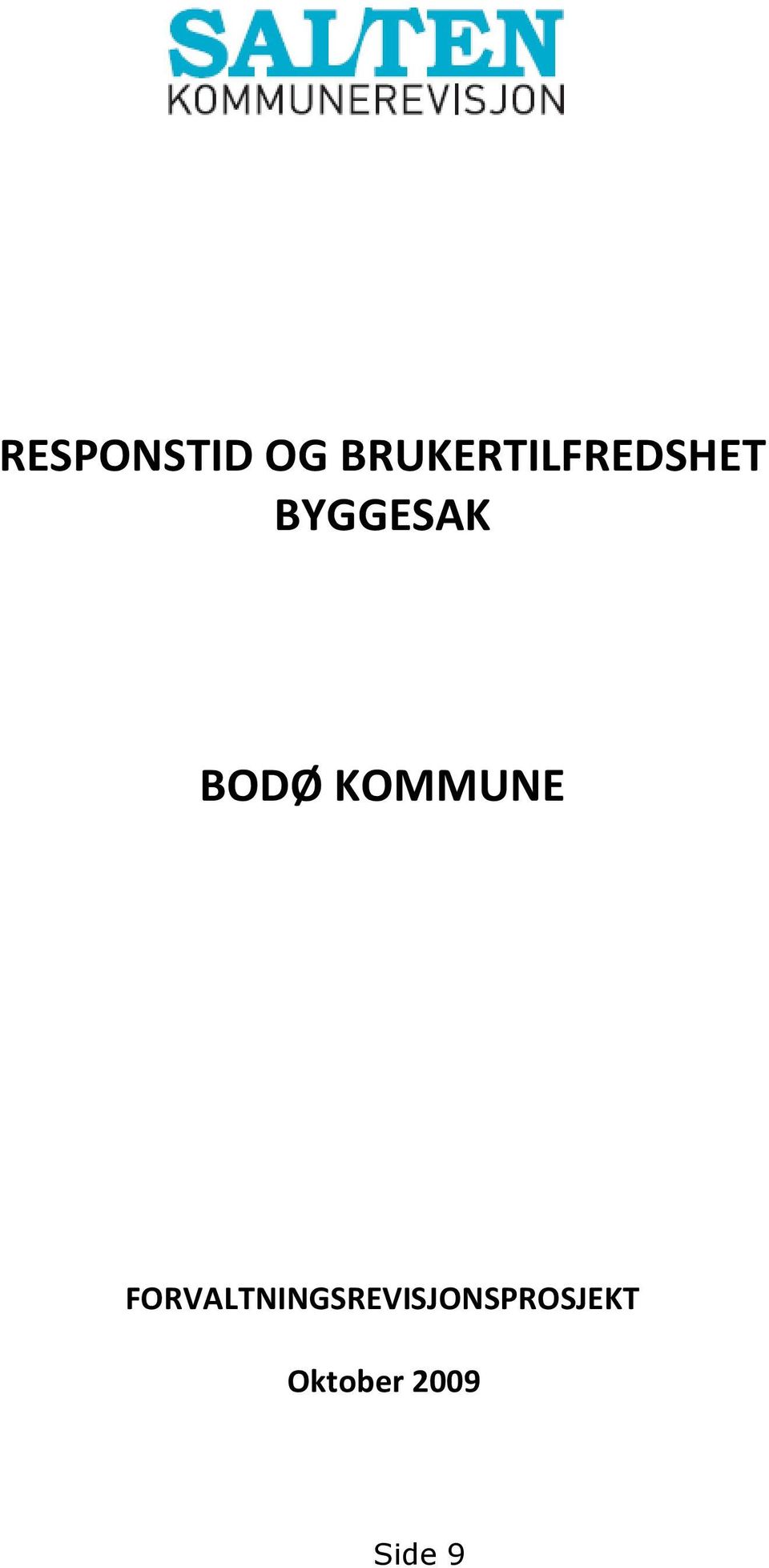 BYGGESAK BODØ KOMMUNE