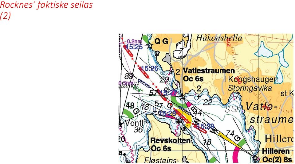 Broteamet fastholdt at intensjonen var oppnådd, dog litt til stb for den planlagte seilas.