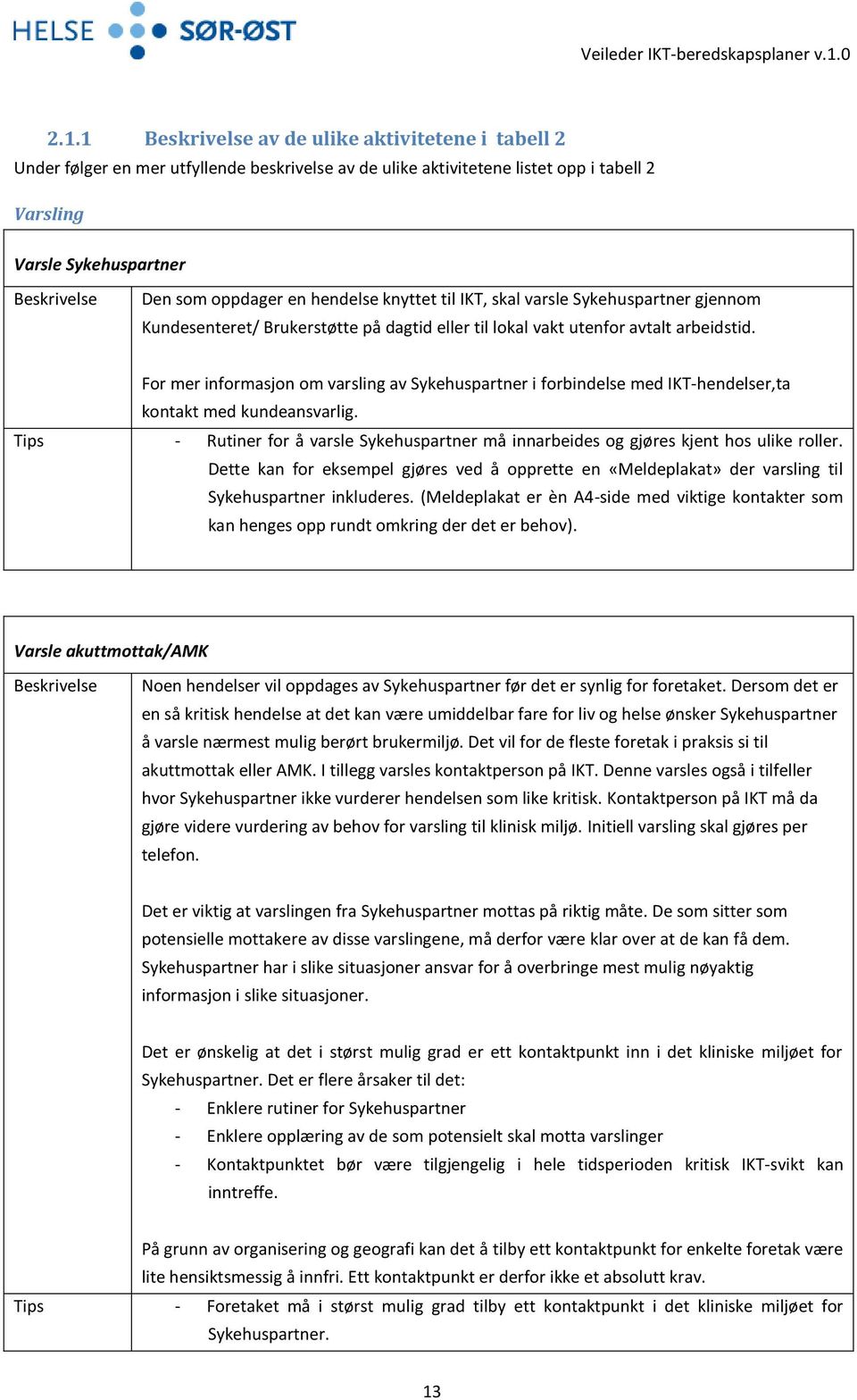 For mer informasjon om varsling av Sykehuspartner i forbindelse med IKT-hendelser,ta kontakt med kundeansvarlig.