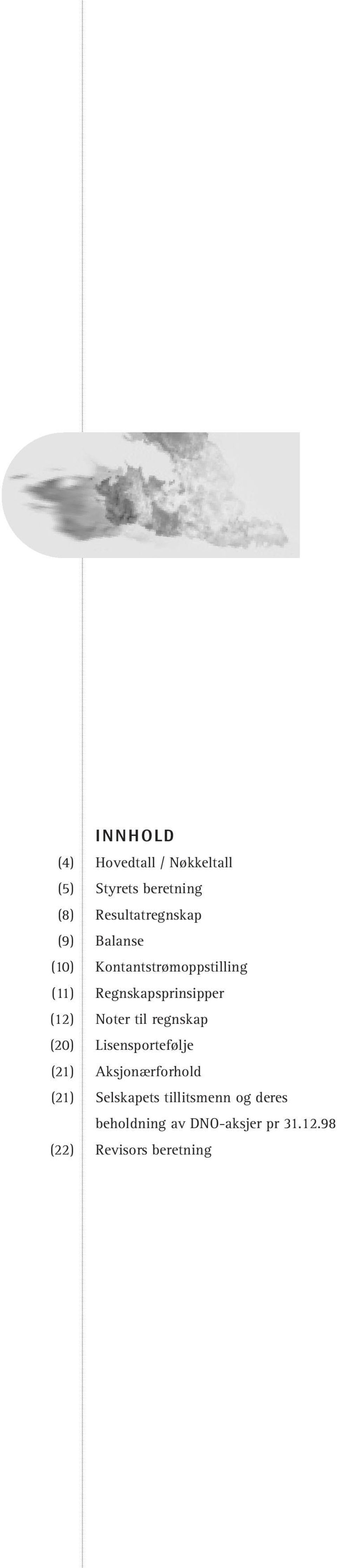 Kontantstrømoppstilling Regnskapsprinsipper Noter til regnskap