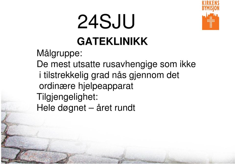 grad nås gjennom det ordinære