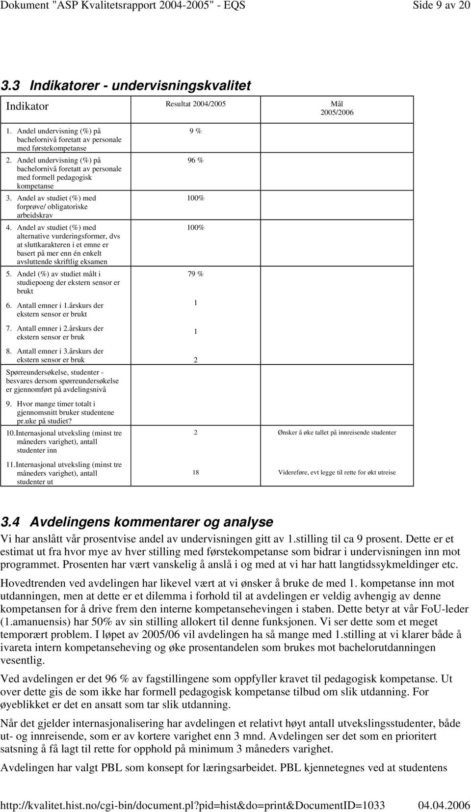 Andel av studiet (%) med alternative vurderingsformer, dvs at sluttkarakteren i et emne er basert på mer enn én enkelt avsluttende skriftlig eksamen 5.