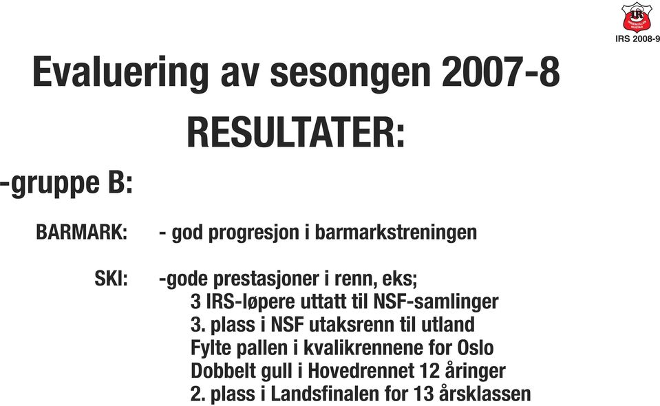 til NSF-samlinger 3.