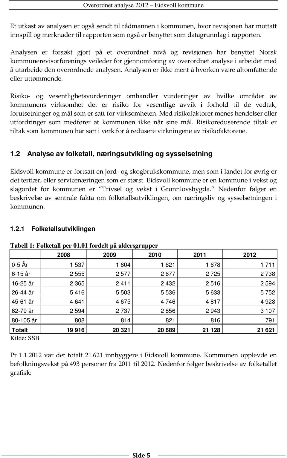 analysen. Analysen er ikke ment å hverken være altomfattende eller uttømmende.