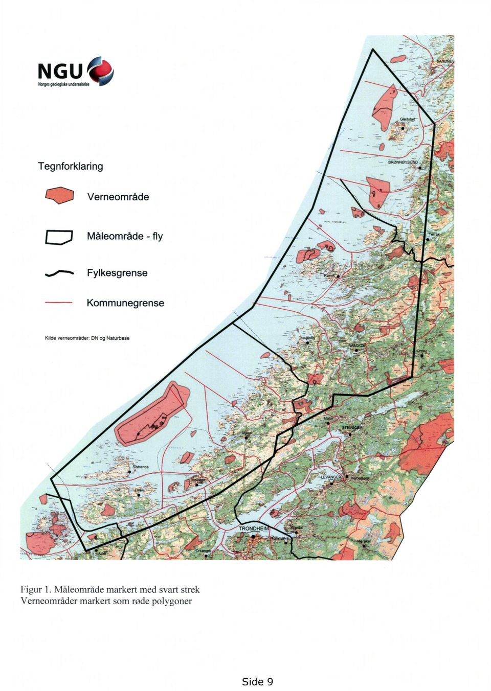 Kilde verneornråder DN og Naturbase _ 'g tost. - Figur 1.