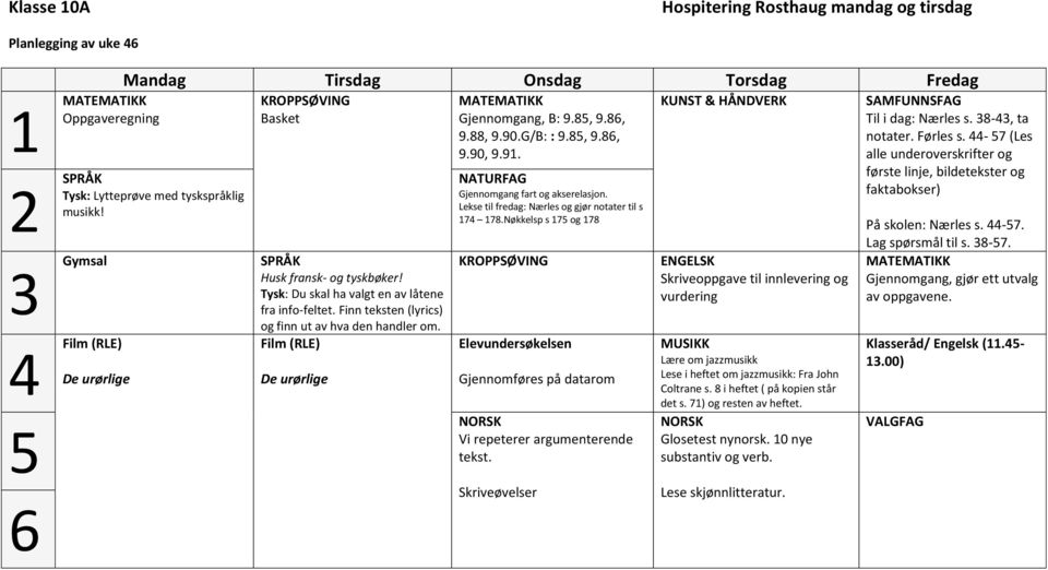 () Film () De urørlige De urørlige Gjennomgang, B: 9.8, 9.8, 9.88, 9.90.G/B: : 9.8, 9.8, 9.90, 9.91. NATURFAG Gjennomgang fart og akserelasjon. Lekse til fredag: Nærles og gjør notater til s 17 178.