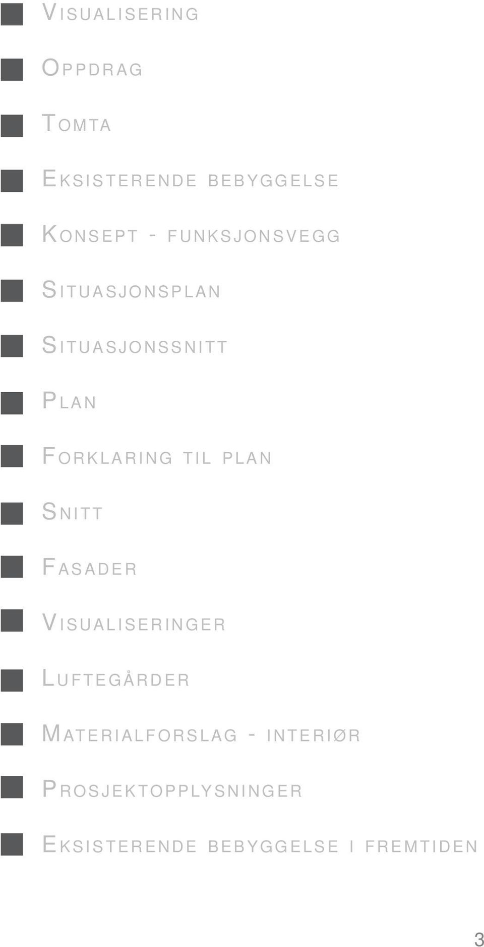 PLAN S NITT F ASADER V ISUALISERINGER L UFTEGÅRDER M ATERIALFORSLAG