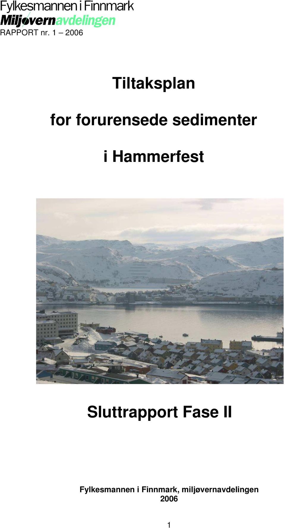 sedimenter i Hammerfest