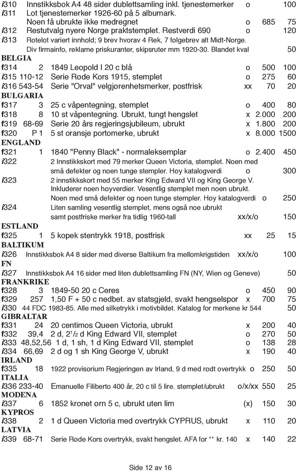 Div firmainfo, reklame priskuranter, skipsruter mm 1920-30.