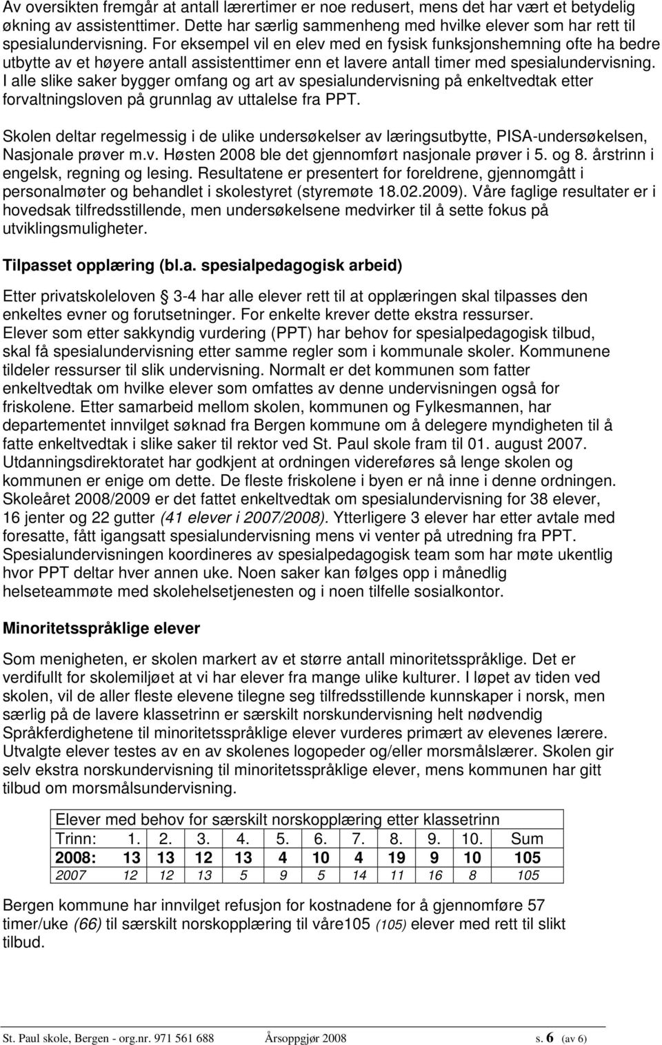 I alle slike saker bygger omfang og art av spesialundervisning på enkeltvedtak etter forvaltningsloven på grunnlag av uttalelse fra PPT.