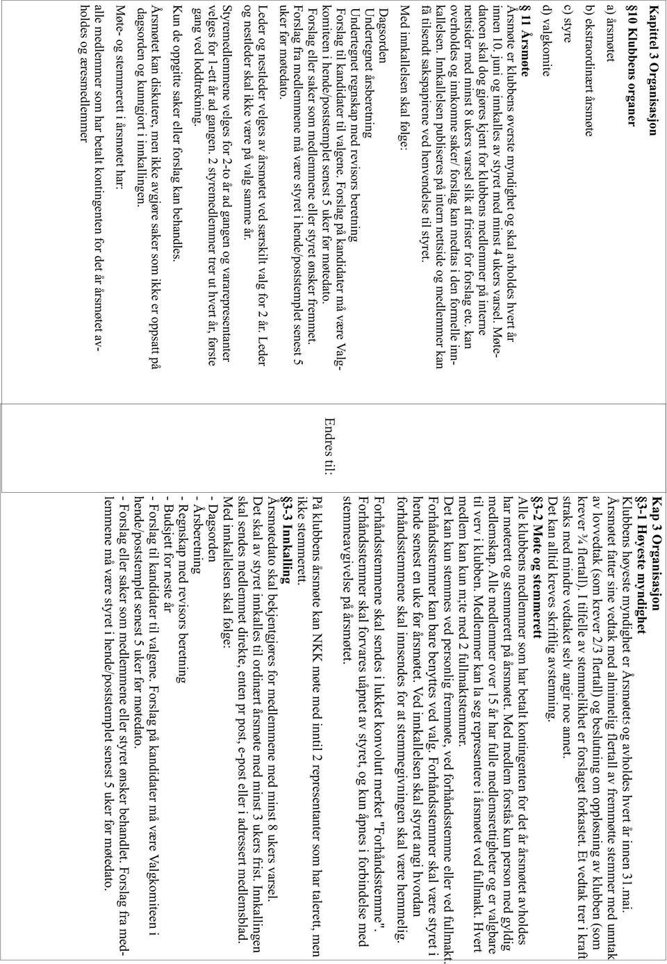 kan overholdes og innkomne saker/ forslag kan medtas i den formelle innkallelsen. Innkallelsen publiseres på intern nettside og medlemmer kan få tilsendt sakspapirene ved henvendelse til styret.