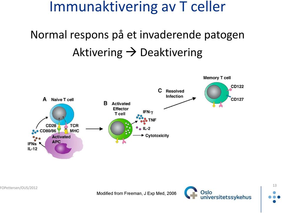 patogen Aktivering Deaktivering