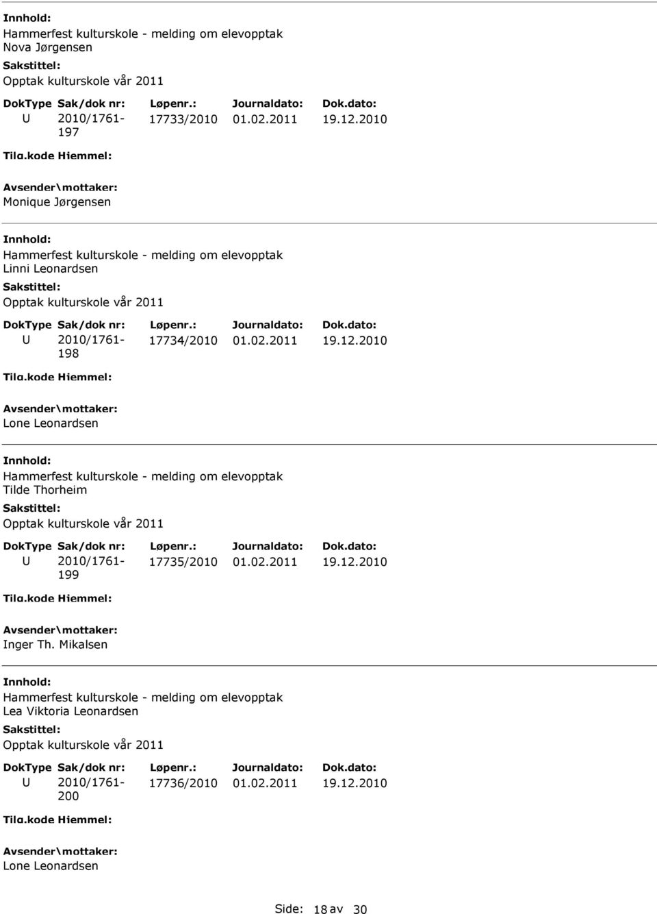 Thorheim 199 17735/2010 nger Th.