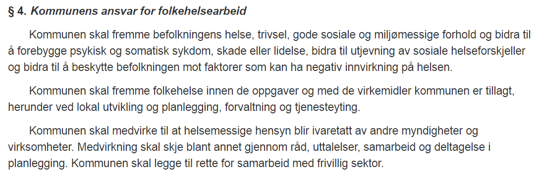 Hva er folkehelsearbeid?