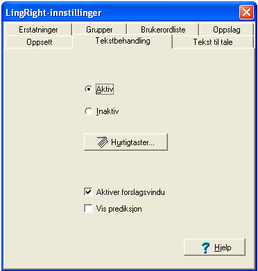 Figur 1: LingRight-ikonet LingRight er automatisk aktivert for å åpne seg sammen med Word eller Writer.