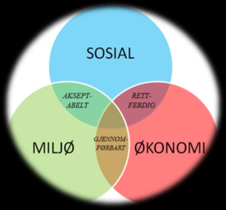Bærekraftig utvikling Et kompromiss hensyn til menneskerettigheter, levevilkår, helse, kulturelt