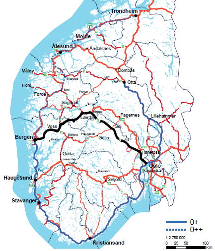 Øst-vest-utredningen Rv 52