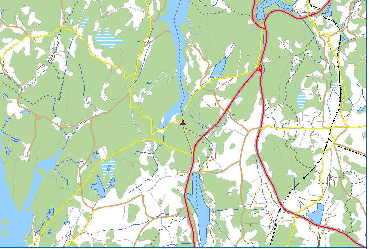 Målestasjon Figur 16. Stasjon for måling av blågrønnalger i Årungselva. Overvåkingen gjøres kontinuerlig ved bruk av en sensor som måler mengden av blågrønnalger direkte.