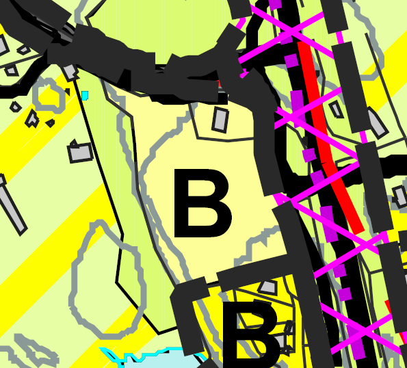 6 3. Planstatus 3.1 Kommuneplan Området ligg innafor område som i kommuneplanen 2006 2014 er sett av til framtidig bustadbygging. Bilde: Kommuneplanen 2006-2014 3.