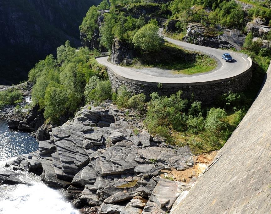 Vaksdal kommune Mellom Voss og Bergen.