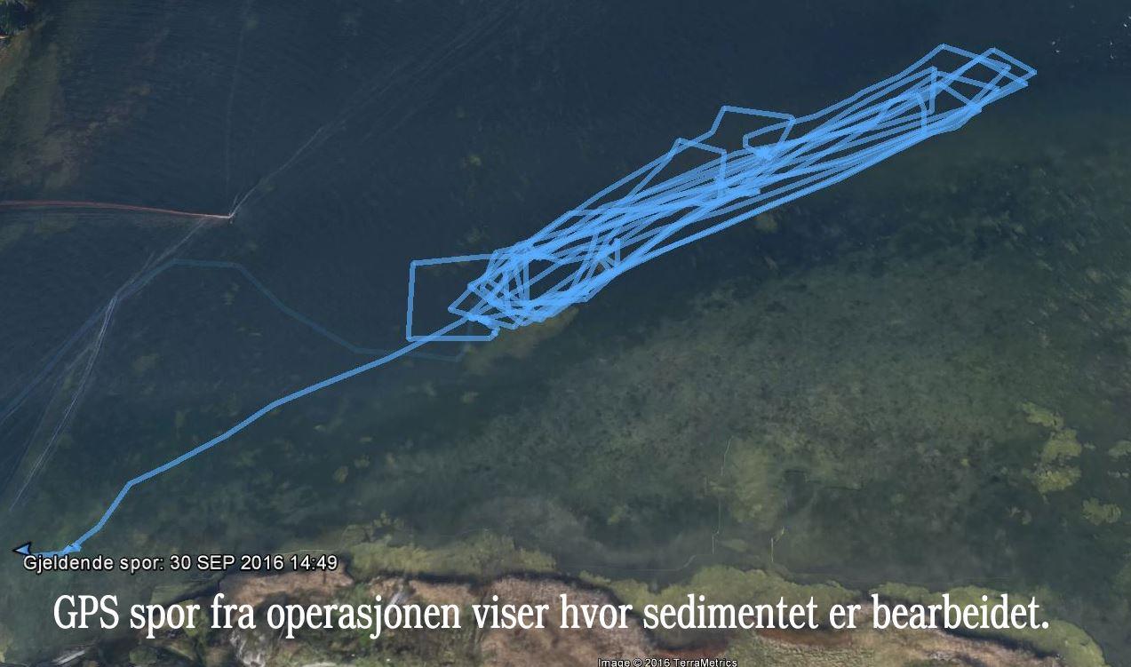 I begynnelsen av oktober ble planene realisert med bearbeidelse av et område sør øst for POS C. Man gjorde i forkant av forsøket en forundersøkelse av tilstanden i prøveområdet.