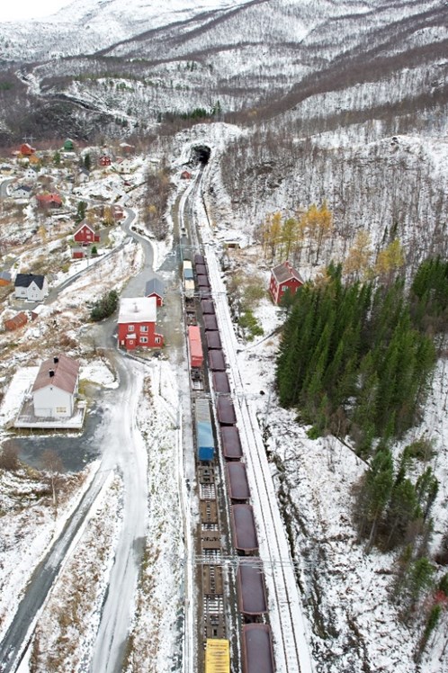 partly (9 km) double track 40 trains Double track more than 90 trains