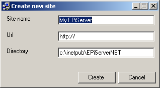 Installere EPiServer 7 Angi hvilken versjon av EPiServer som skal installeres. 5. Velg hvilken versjon du vil installere, i feltet Install version. Den seneste versjonen vises øverst i listen.