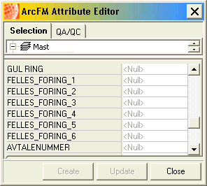 Spesifikasjon : 041 01 Dokumentasjon i GeoNIS Side 54 av 73 18 Master 18.1 Alle master skal merkes med et unikt nummer. Alle nye master skal merkes med et unikt 6 sifferet nummer.