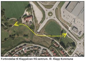 «Kleppe med barna i sentrum» Arkitektgruppen Cubus foreslår å kombinere skule og park på området mellom Jærhagen og rådhuset.