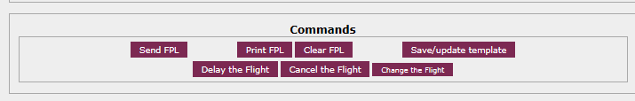 Nye elementer i reiseplanskjema Når man trykker på knappen Create new FPL åpner man et blankt reiseplanskjema: Fyll inn skjemaet og send inn reiseplanen ved å trykke på