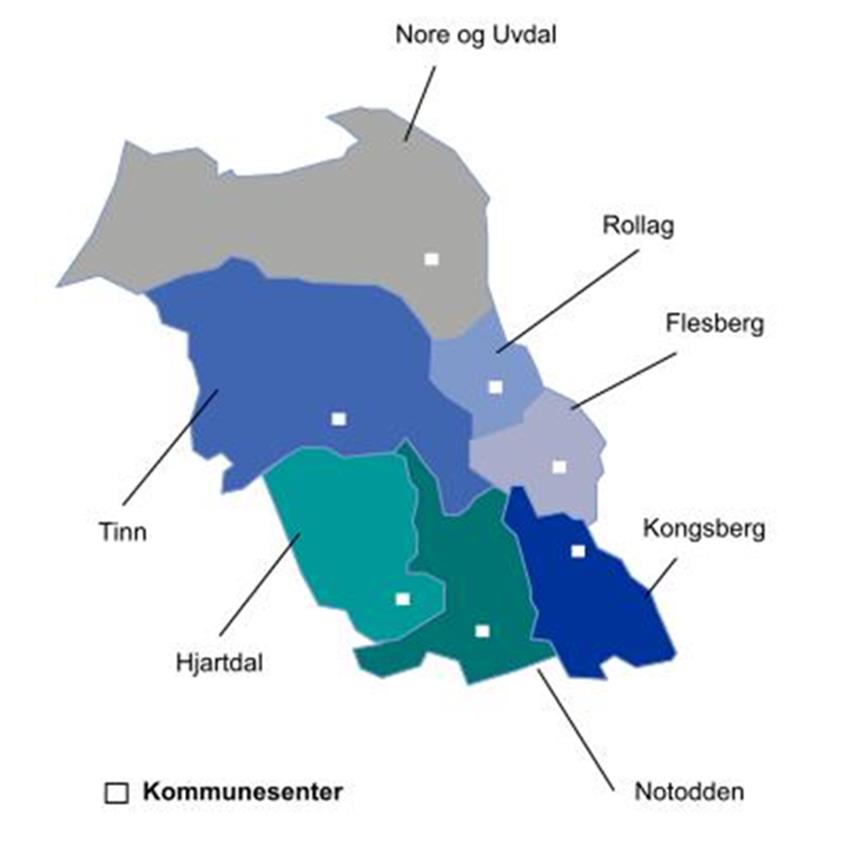 Kongsbergregionen - et