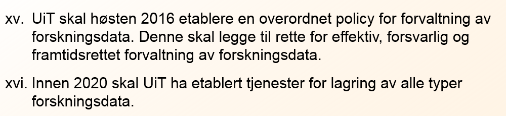 Mellomtrinn koordinering og forankring Forsknings- og utdanningsmelding (juni 2016) Kapittel og