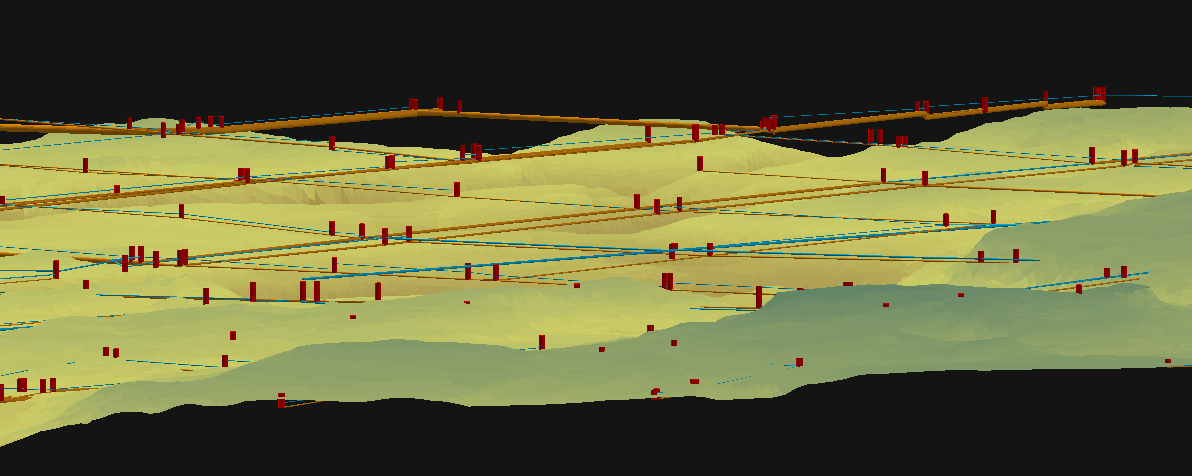 Ledninger fra 2D til 3D FRA_Z TIL_Z DIM/2 Hvis