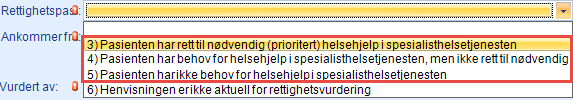 2.2 Tid fra mottak av henvisning (ansiennitetsdato) til vurdering av henvisning er fullført NB: Denne indikatoren gjelder kun virksomheter som rettighetsvurderer 2.2.1 Gjennomsnittstid for