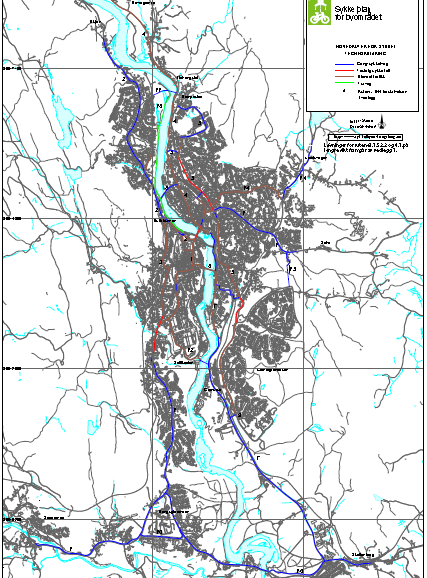 Føringer for overordnet planlegging løsninger for sykkeltrafikken Forskrift etter vegloven: «ved planlegging og utbygging av vegnettet skal det fastlegges hvordan gang- og sykkeltrafikken skal
