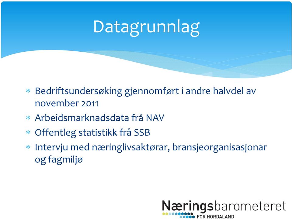 Arbeidsmarknadsdata frå NAV Offentleg statistikk