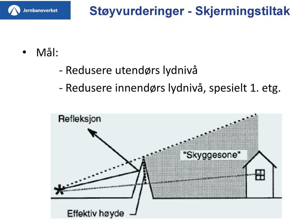 Redusere utendørs lydnivå -