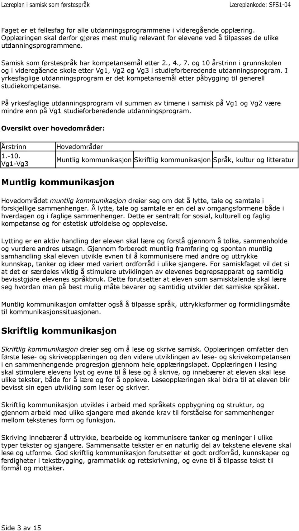 I yrkesfaglige utdanningsprogram er det kompetansemål etter påbygging til generell studiekompetanse.