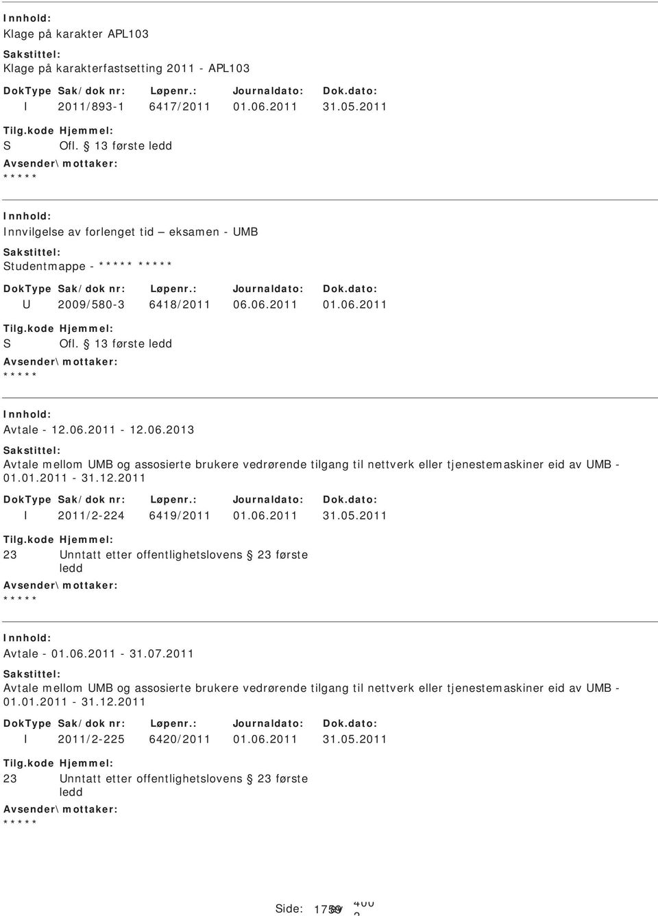 06.011 01.06.011 S Avtale - 1.06.011-1.06.013 Avtale mellom MB og assosierte brukere vedrørende tilgang til nettverk eller tjenestemaskiner eid av MB - 01.01.011-31.1.011 011/-4 6419/011 01.