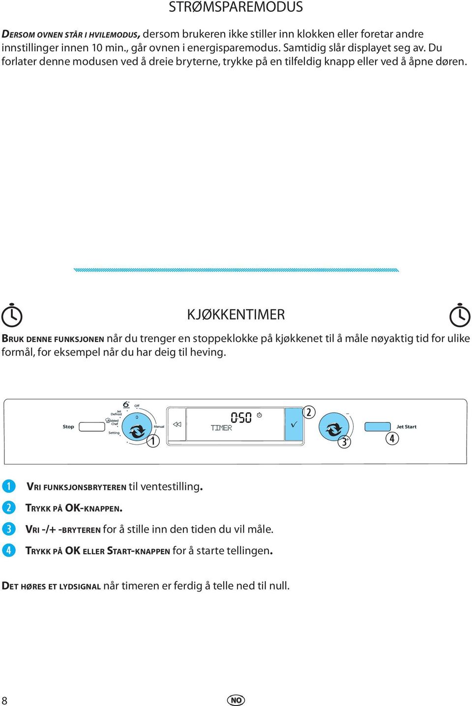 KJØKKENTIMER BRUK DENNE FUNKSJONEN nå du tng n stoppklokk på kjøkknt til å mål nøyaktig tid fo ulik fomål, fo ksmpl nå du ha dig til hving.