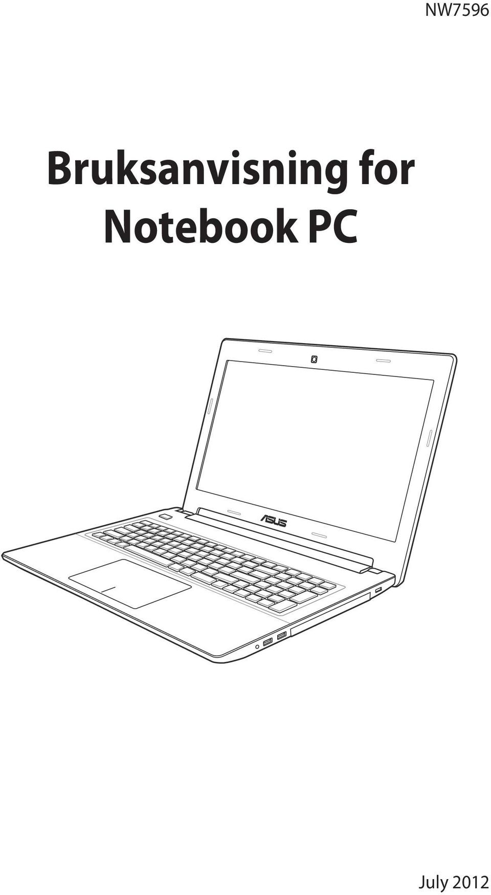 NW7596. Bruksanvisning for Notebook PC - PDF Gratis nedlasting