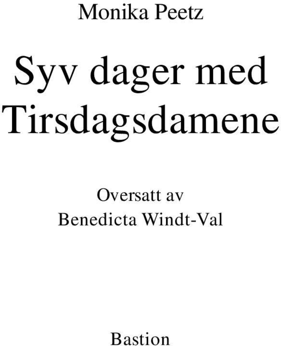 Tirsdagsdamene