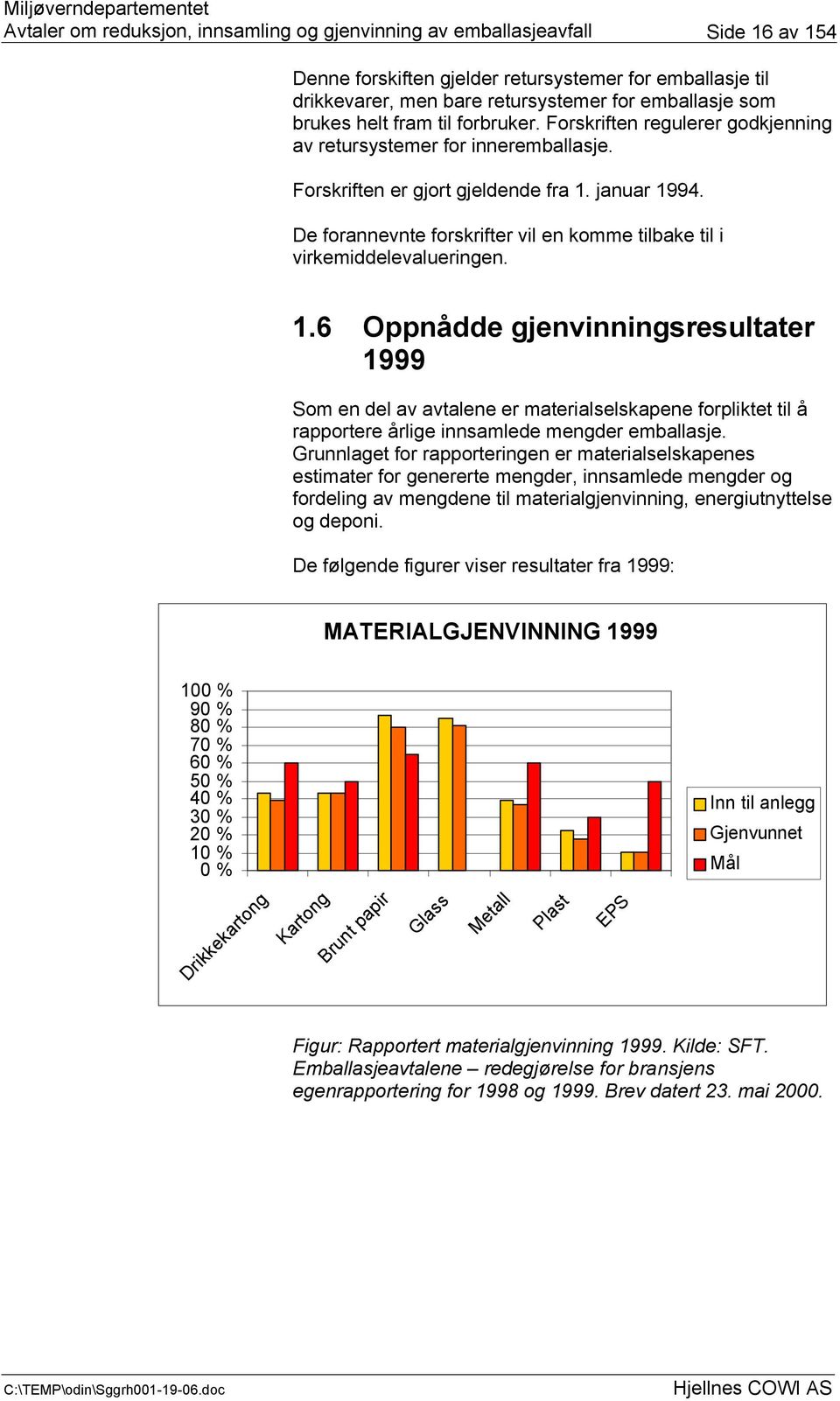 De forannevnte forskrifter vil en komme tilbake til i virkemiddelevalueringen. 1.