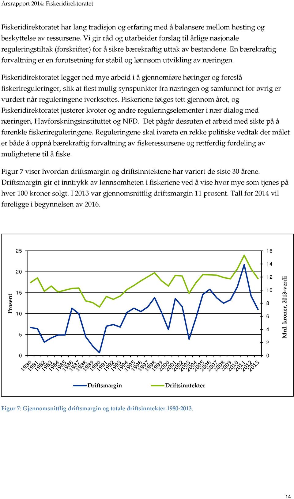 En bærekraftig forvaltning er en forutsetning for stabil og lønnsom utvikling av næringen.